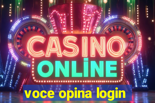 voce opina login